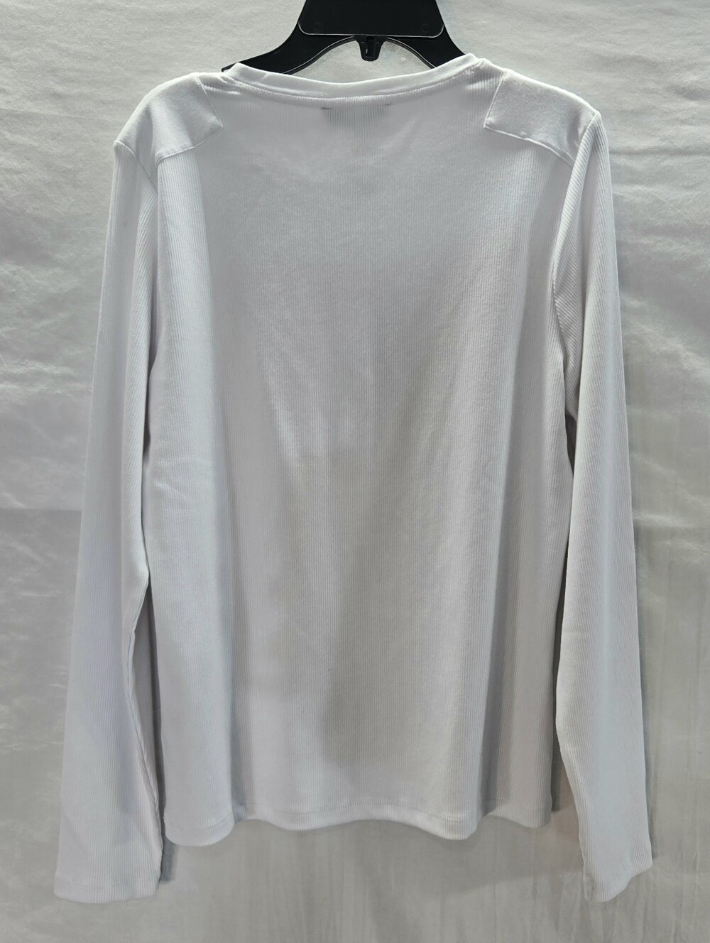 Anatomie Women’s Large Polina Cotton Blend Ribbed Henley Long Sleeve Top New - Picture 2 of 3